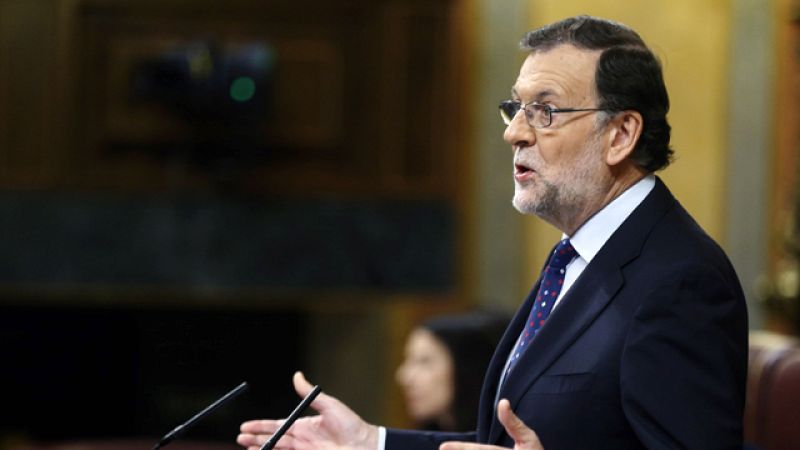 Rajoy apela a la "alianza natural" de PSOE y PP para gobernar y le pide a S�nchez que diga su alternativa