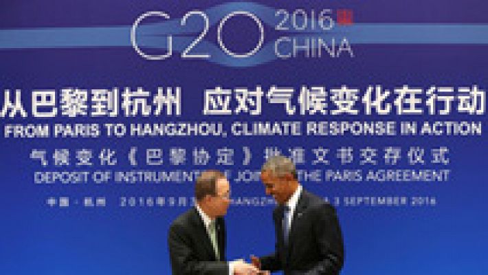 Telediario 1 - China busca dar una buena imagen al mundo durante el G20