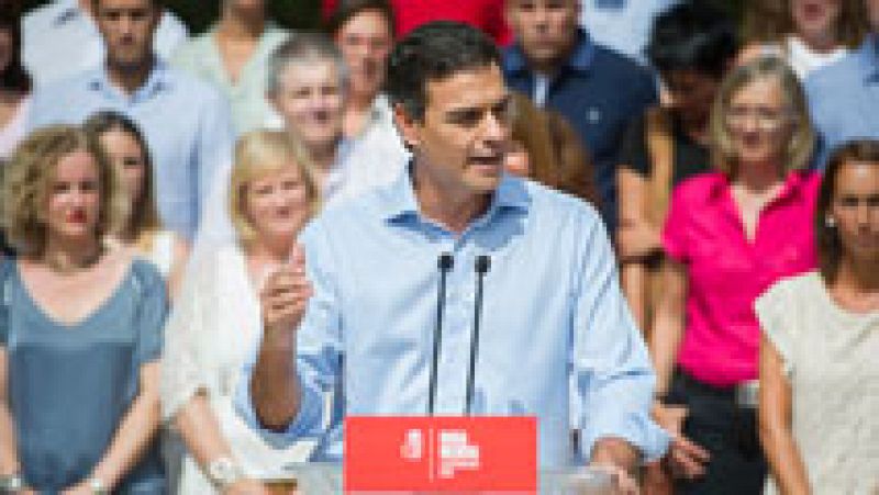 Snchez pide a Podemos y C's que no den una "tercera oportunidad" a Rajoy
