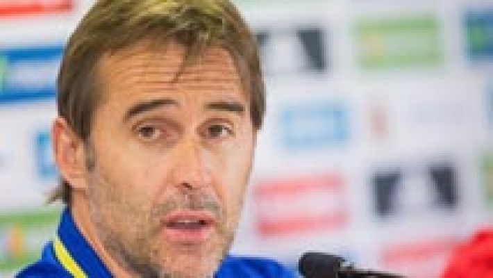 Telediario 1 - Lopetegui espera un buen resultado en el partido ante Liechtenstein