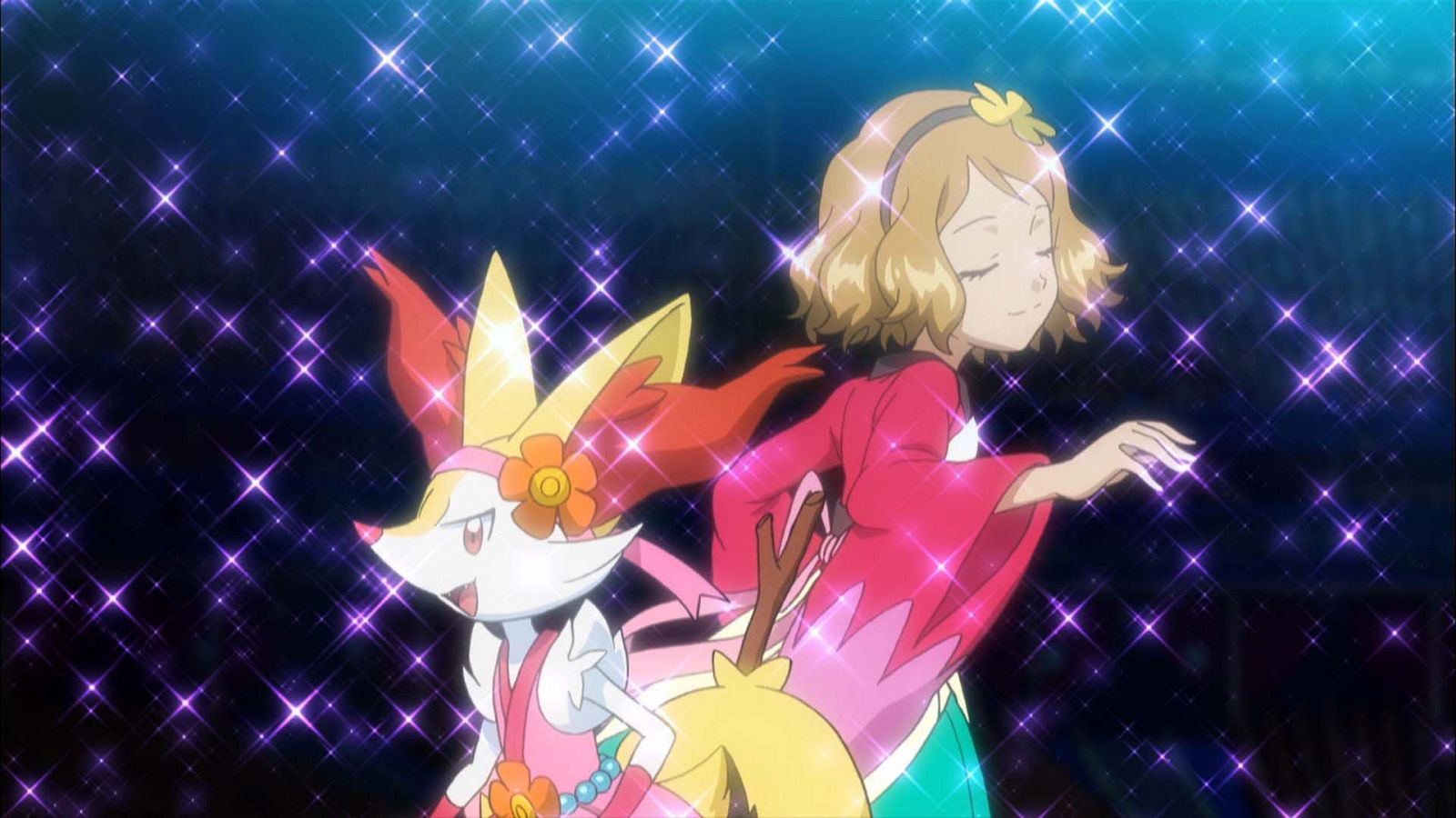 Performing with Fiery Charm! - Pokémon XY en inglés | Watch