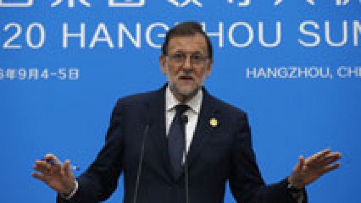 Telediario 1 - Rajoy "perseverará" para ser investido y cree que la negociación de PSOE con Podemos y C's "no tiene sentido"