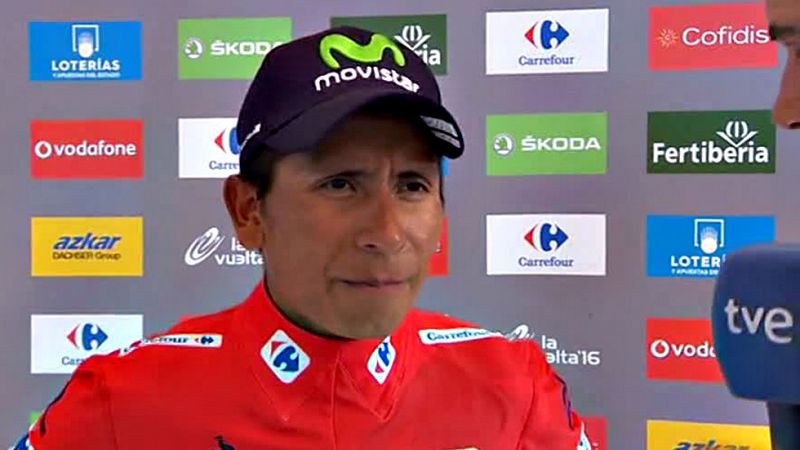 Nairo Quintana mantuvo el maillot rojo con 3'37'' minutos de ventaja sobre Chris Froome (Sky) y 3'57'' respecto al también colombiano Esteban Chaves (Orica).
