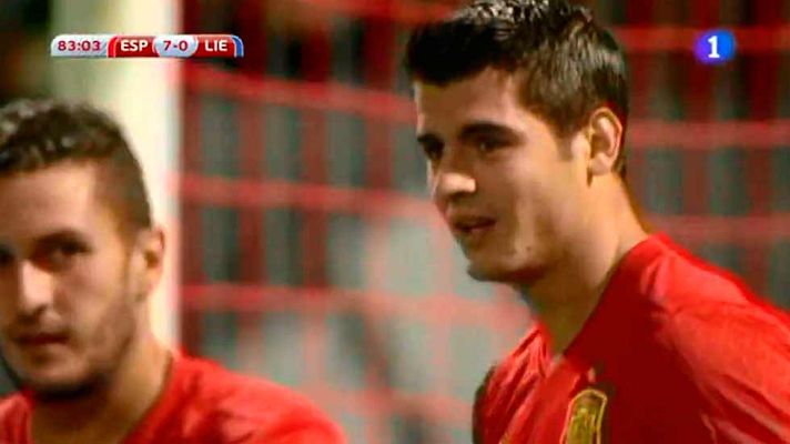  - Morata, el '7' anota el séptimo (7-0)