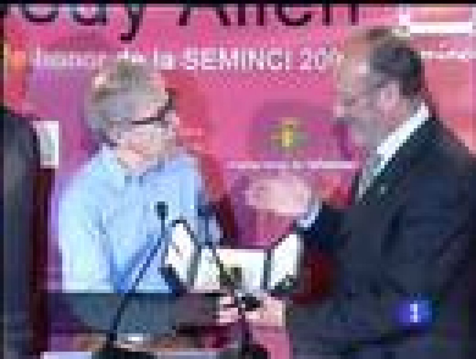 Woody Allen recibe la Espiga de Oro honorífica que le ha concedido la SEMINCI | Ver