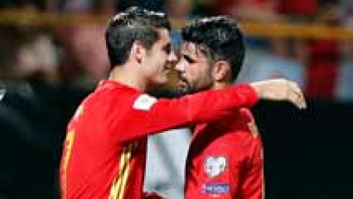 Costa y Morata, la sana competencia de la delantera