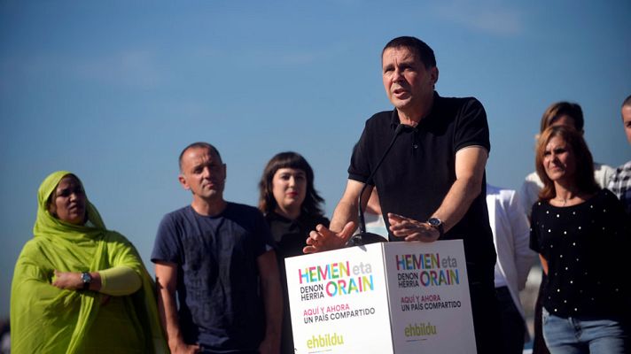 Telediario 1 - El Constitucional mantiene la inhabilitación de Otegi y le deja fuera de las elecciones vascas