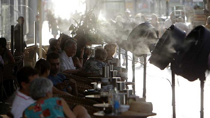 Telediario 1 - La 'ola de calor' de este inicio de septiembre sigue azotando la Península