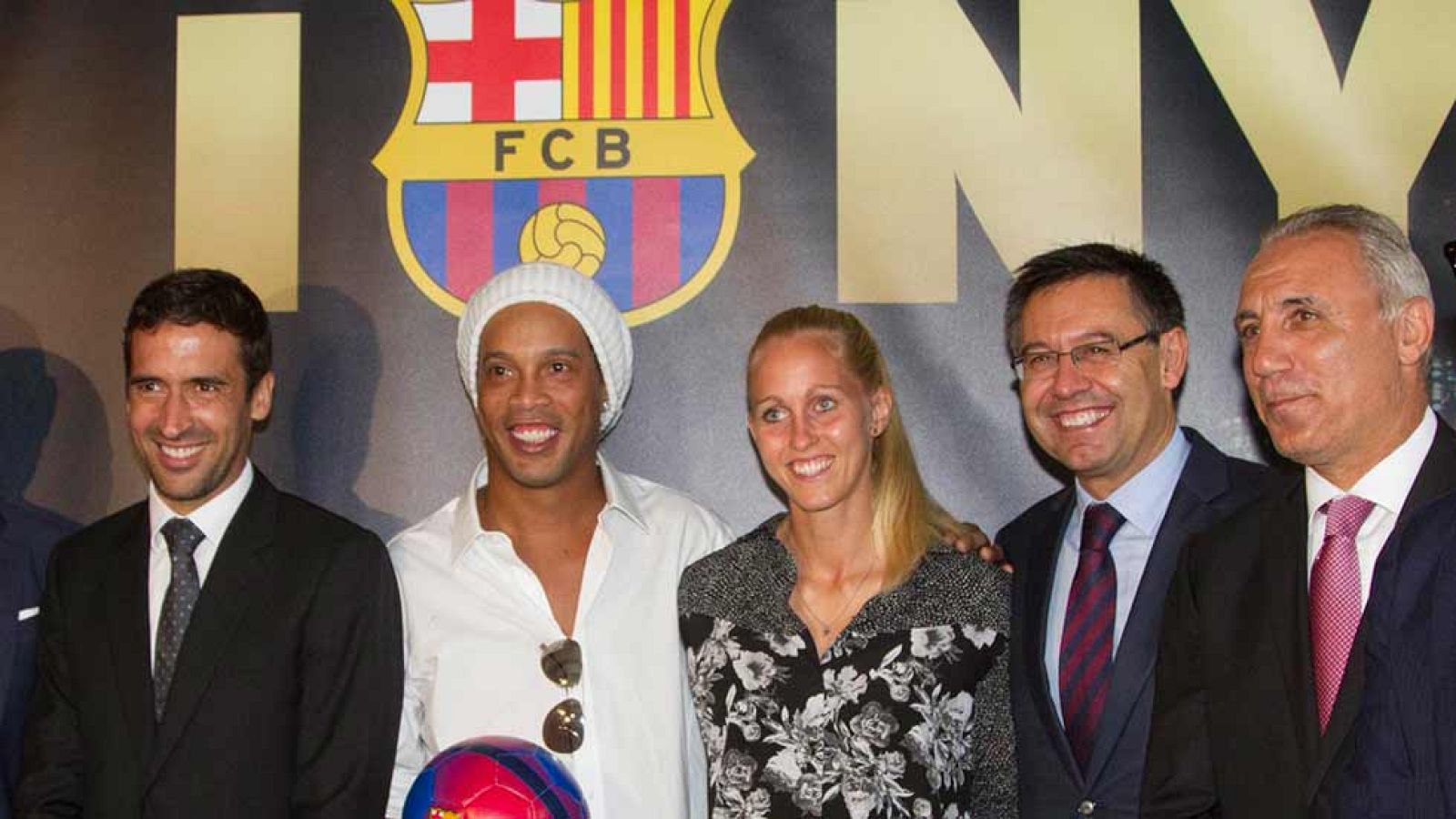 Nueva York se tiñe de azulgrana | Ver