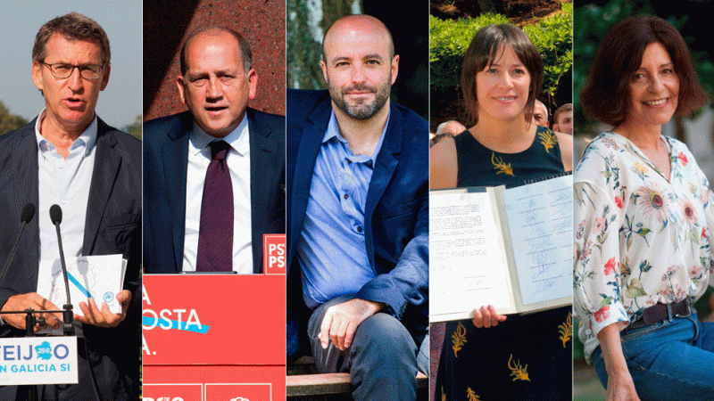 Los partidos gallegos arrancan la campaa electoral