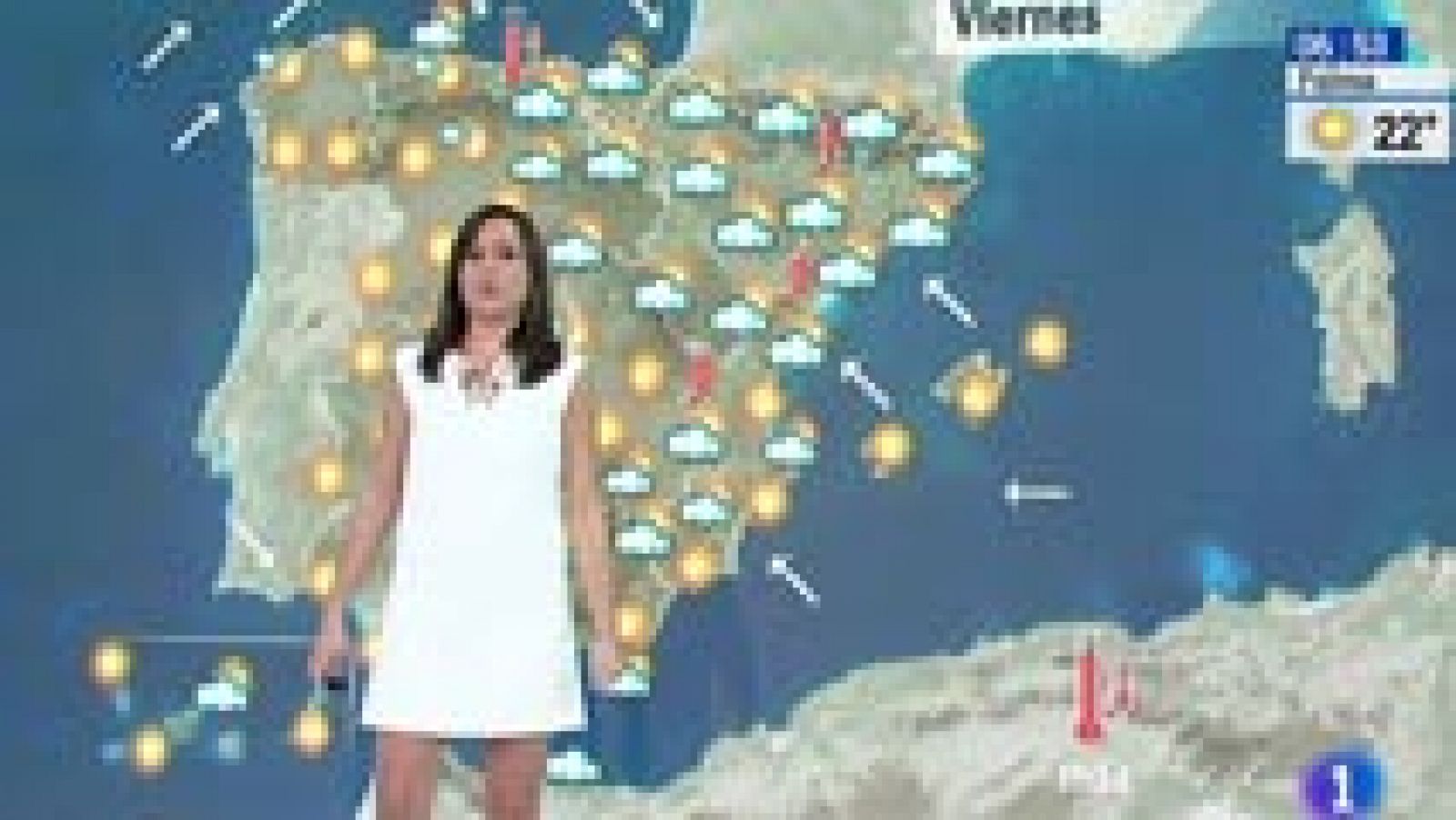 Chubascos en Cataluña y Aragón y bajada de temperaturas - El tiempo | Ver