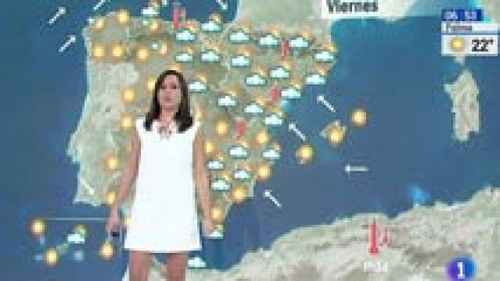 El tiempo - Chubascos en Cataluña y Aragón y bajada de temperaturas