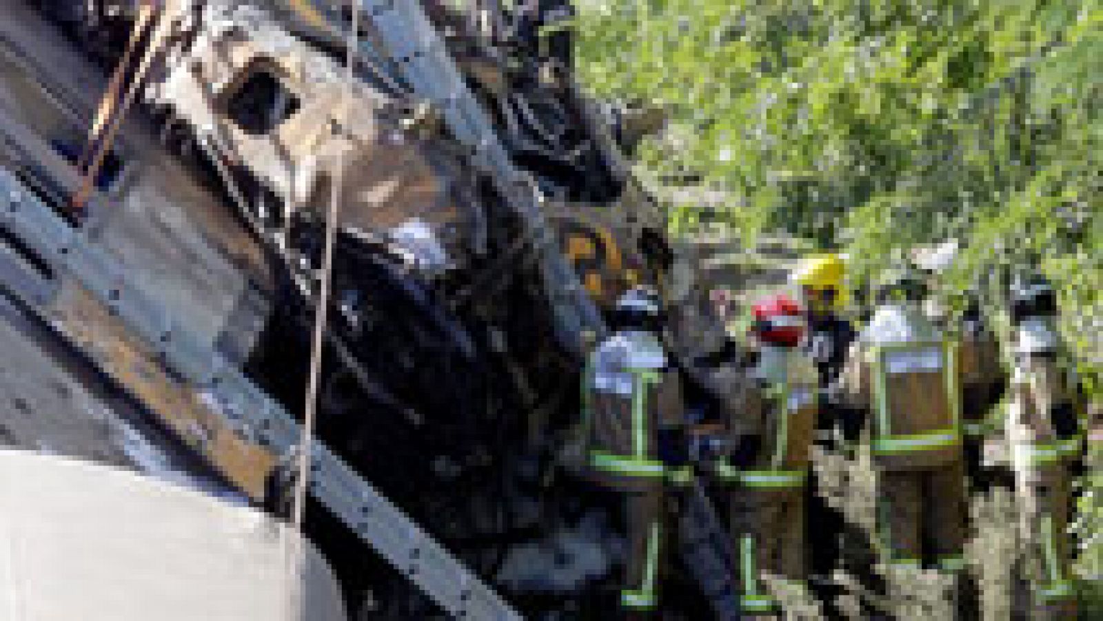La mañana - Testigo del descarrilamiento del tren de O Porrriño: "El tren venía a toda velocidad"