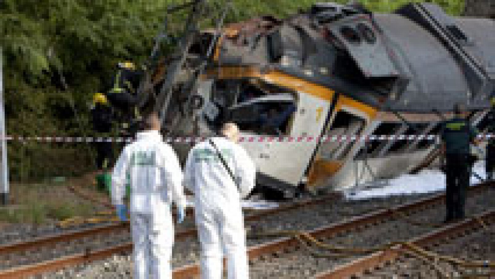 Telediario 1: Cuatro muertos y 47 heridos por un descarrilamiento de tren en O Porriño, Pontevedra | RTVE Play