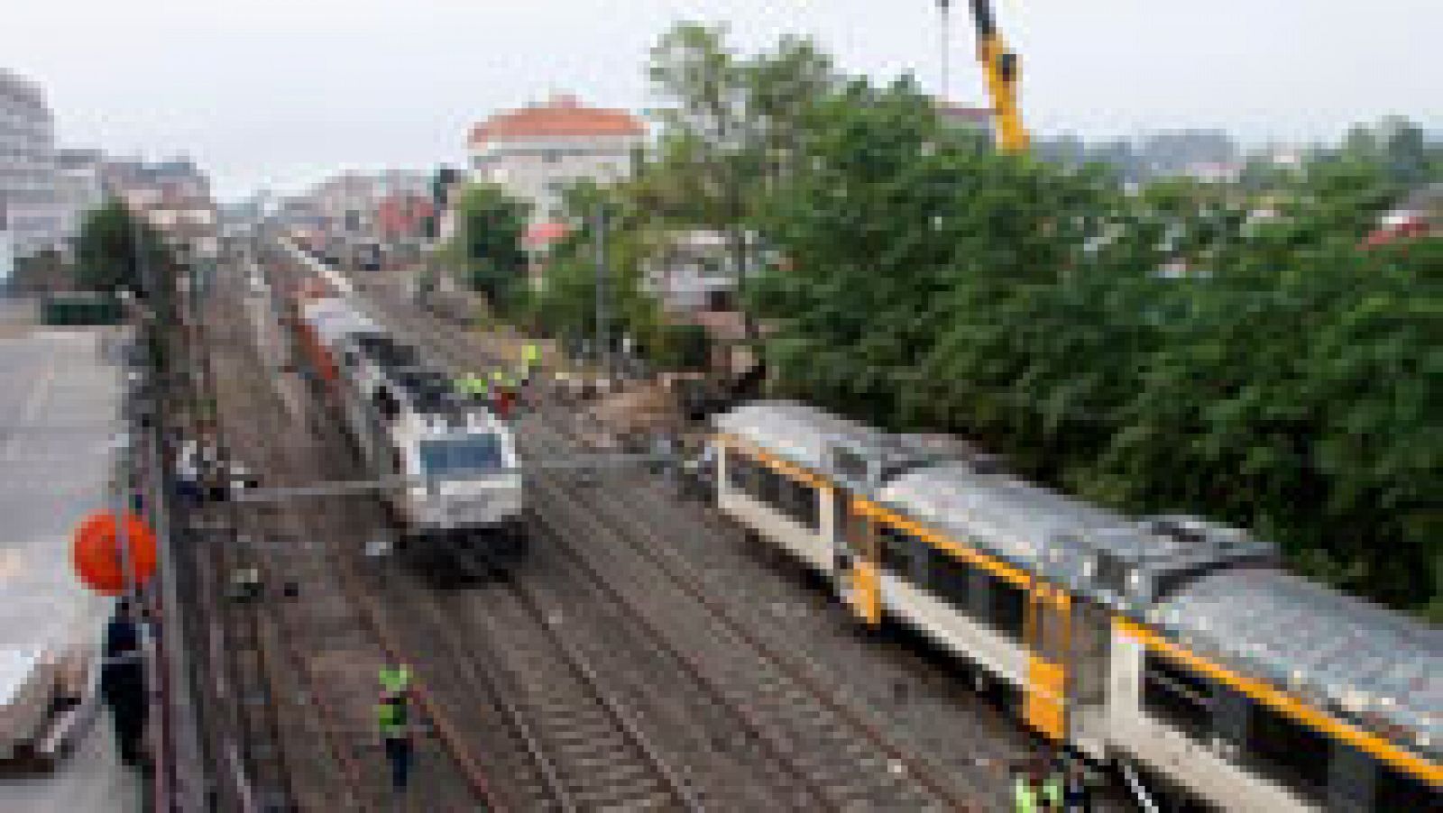 Telediario 1: Restablecida la circulación donde descarriló el tren | RTVE Play