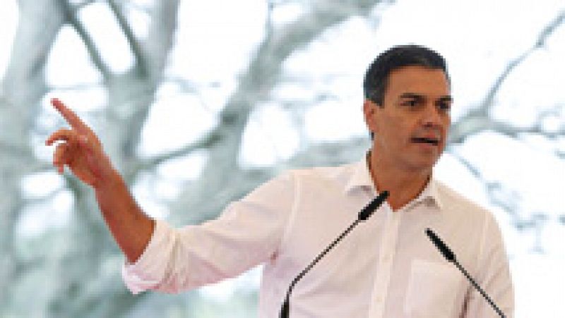 Sánchez pide a Iglesias y Rivera que "levanten sus vetos cruzados" para ser alternativa a Rajoy