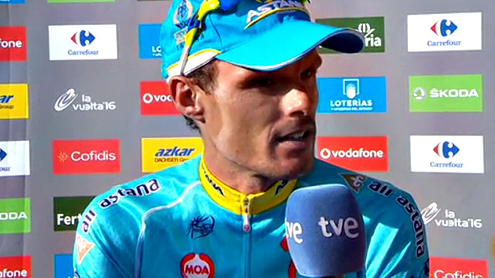 El murciano del Astana ha vuelto ha protagonizar la etapa y se ha quedado sin premio. Uno de los más combativos de toda la carrera.