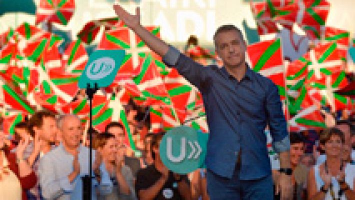 Telediario 1 - El PNV pondera su "capacidad de diálogo" frente al "bloqueo y el veto" de Madrid