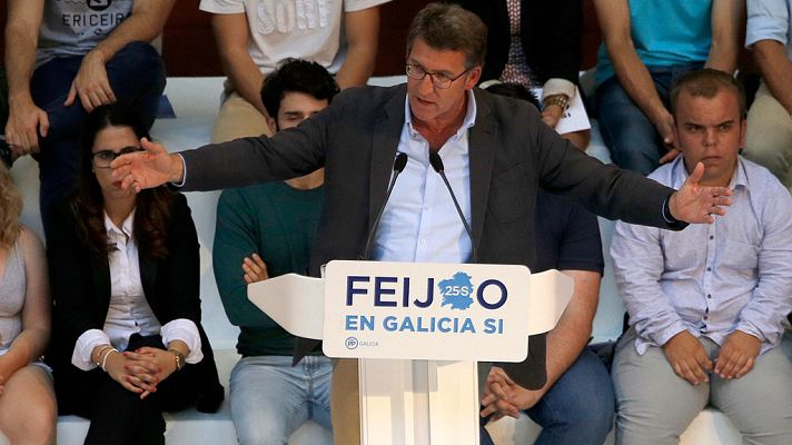 Telediario 1 - Feijóo pide una Xunta "a la gallega" y PSdeG y BNG una Galicia sin Feijóo