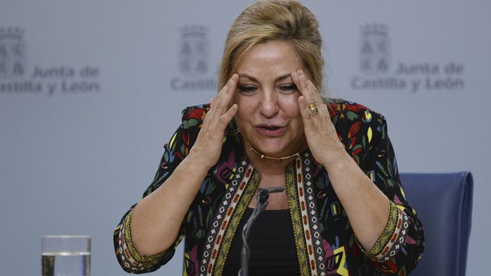 Telediario 1 - Dimite la vicepresidenta de Castilla y León al triplicar la tasa de alcoholemia tras un incidente de tráfico