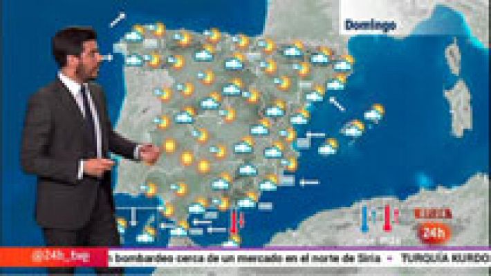 El tiempo - Suben las temperaturas en la mitad norte y en Extremadura, bajan en el sur