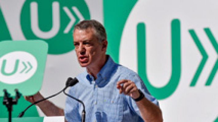 Telediario 1 - Urkullu: "Euskadi no se va a sumir en el desgobierno de España"