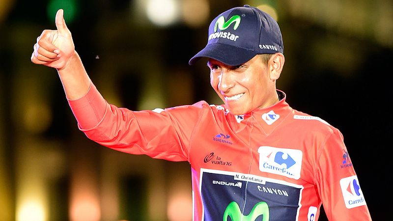 El colombiano Nairo Quintana, ganador de la Vuelta a Espaa 2016, consider esta carrera como la mejor de su vida "por el escenario" en el que la consigui y "por los rivales" a los que se enfrent, entre ellos dos grandes como Chris Froome y Alberto