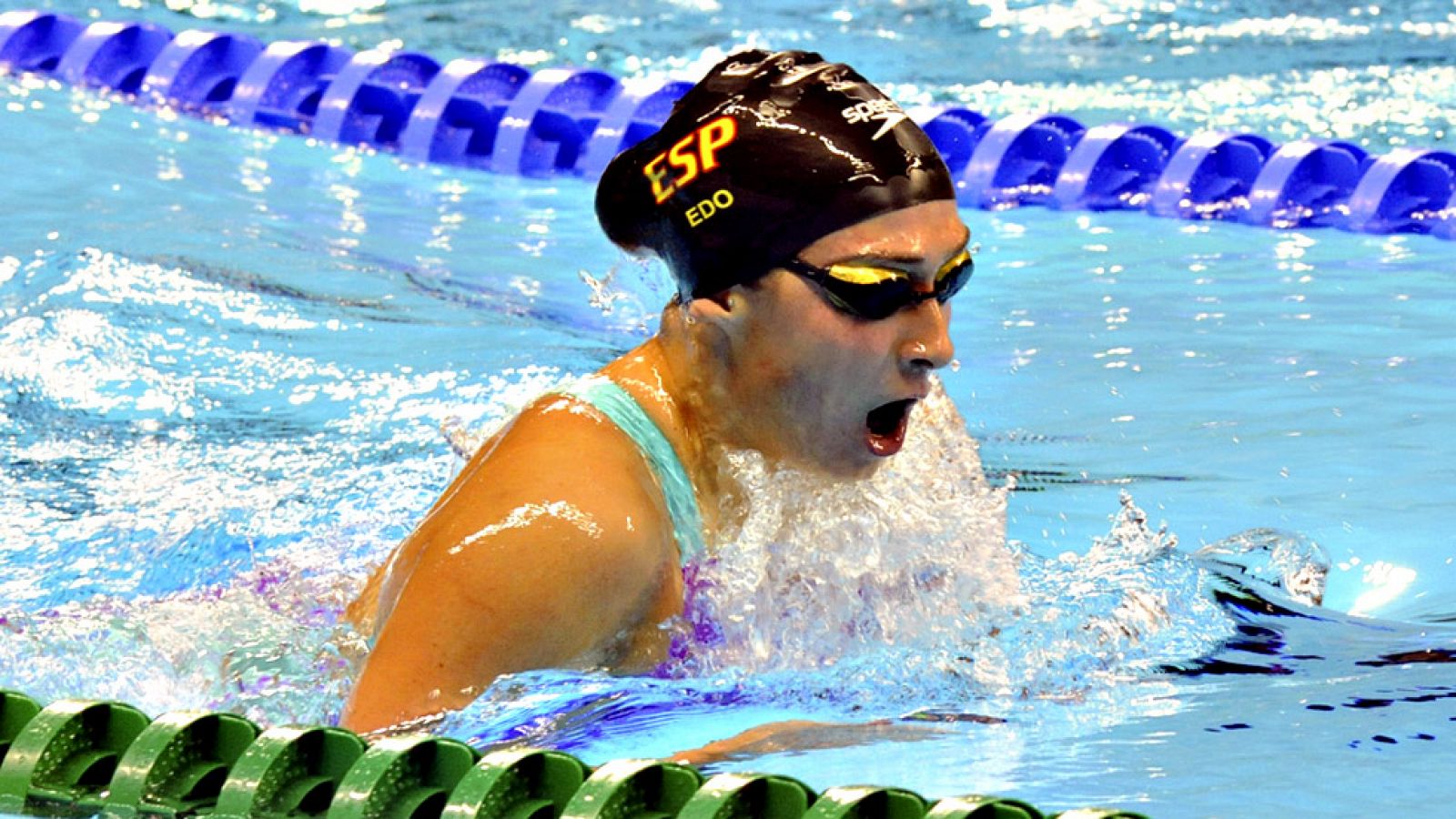 La nadadora valenciana Ariadna Edo ha dado la décima medalla a  España en los Juegos Paralímpicos de Río de Janeiro tras conquistar  este lunes el bronce en los 400 metros libres S13.