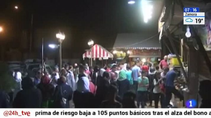 Telediario 1 - Calma relativa en la primera noche de tregua en Siria