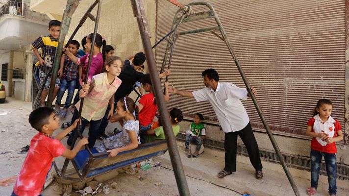 Telediario 1 - Calma relativa en Siria, en el primer día de la tregua acordada