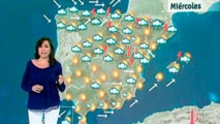 El tiempo - El otoño meteorológico entra con chubascos, fuertes vientos y brusco descenso de temperaturas