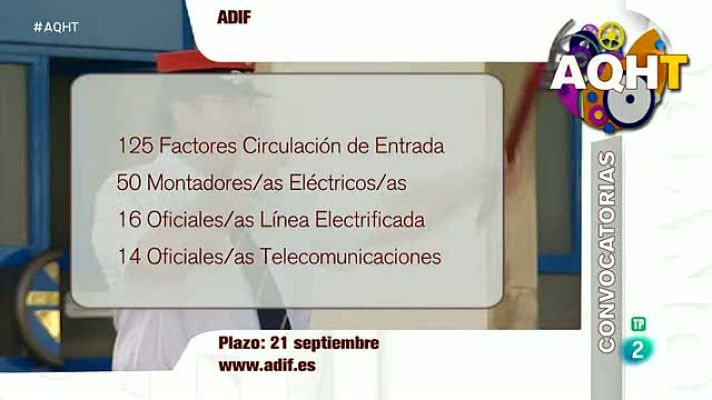Aquí hay trabajo - 253 plazas de empleo público y 3 bolsas de trabajo.