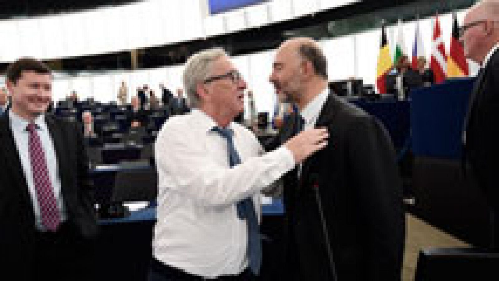 Telediario 1: Juncker considera que el 'brexit' no es una amenaza para la Unión Europea | RTVE Play