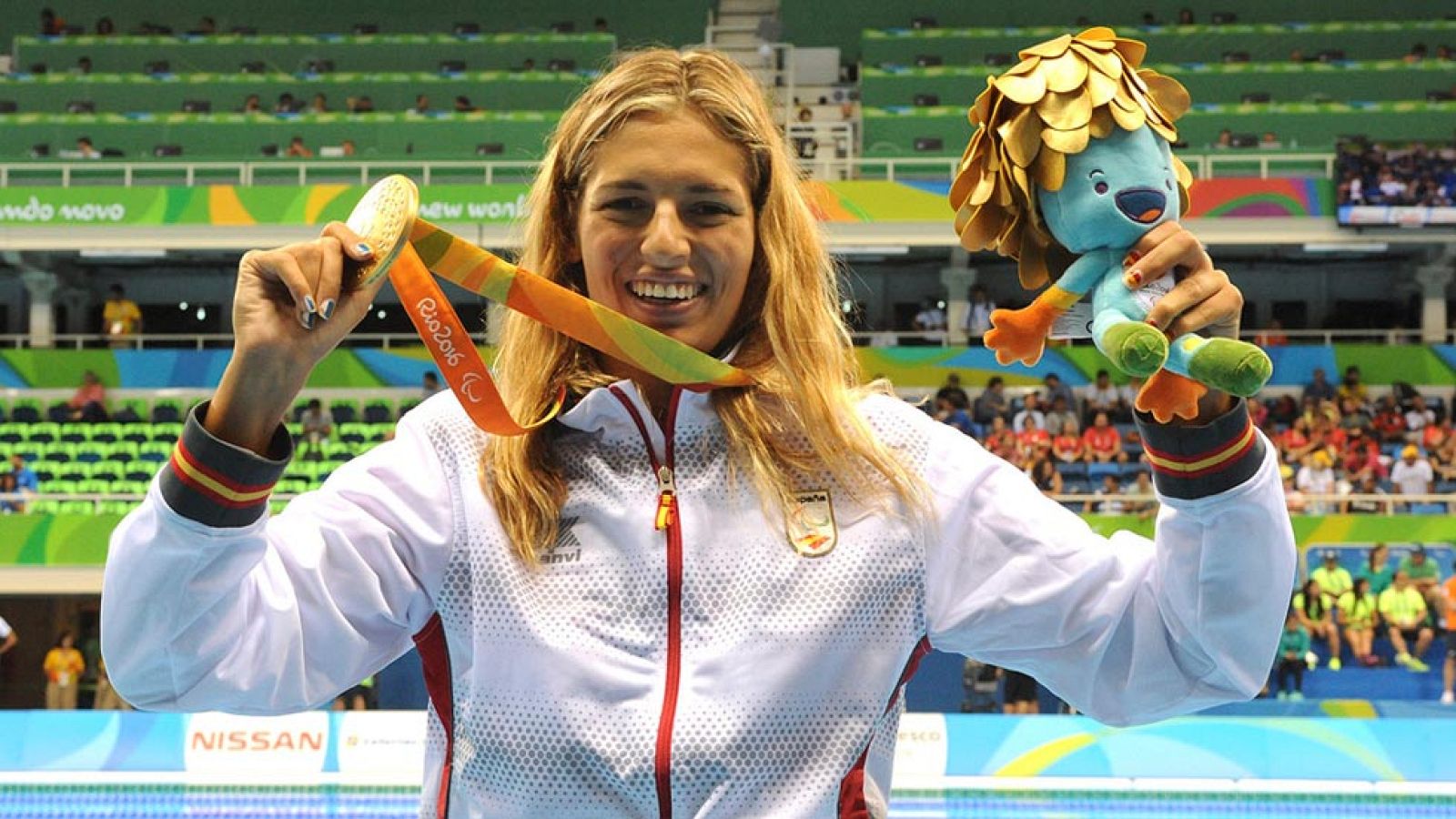 Michelle Alonso, oro en el 100 braza SB14 | Ver