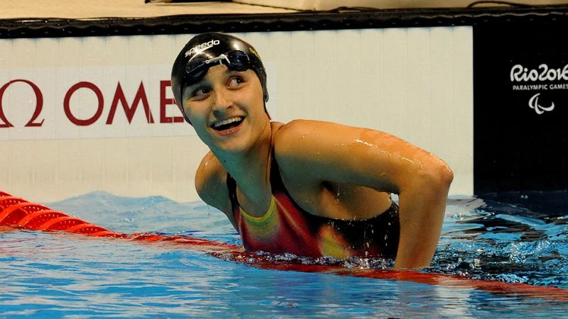 Mara Delgado gana el bronce en los 100 espalda S12 | Ver
