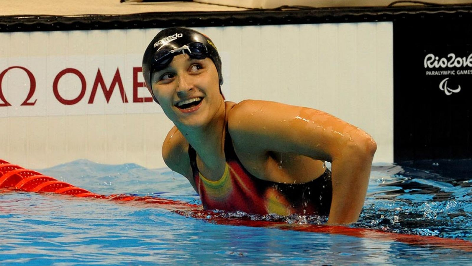 María Delgado gana el bronce en los 100 espalda S12