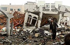 La mañana del quinto día de ofensiva contra Gaza