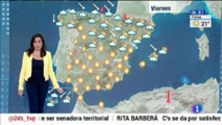 El tiempo - Temperaturas en ascenso en gran parte del país