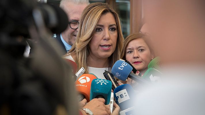 Telediario 1 - Susana Díaz da por seguro un Comité Federal del PSOE después del 25S