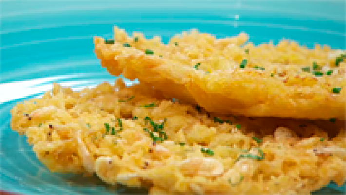 Receta de tortillita de camarones