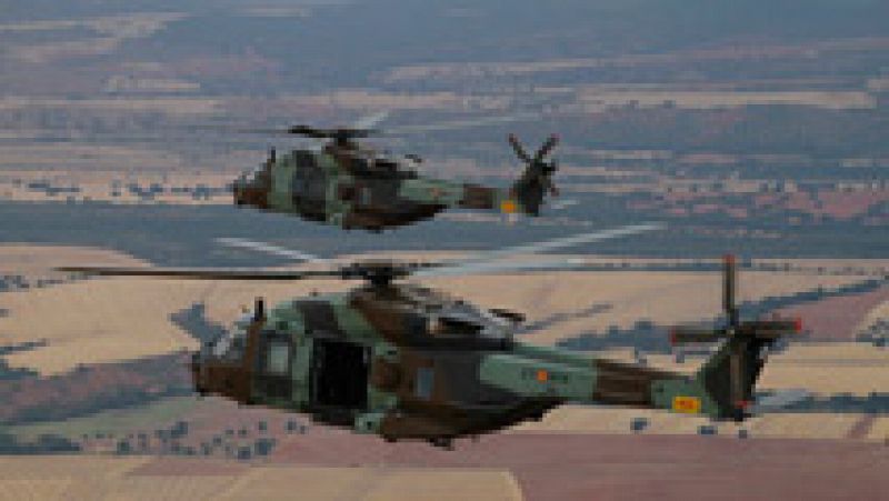 El Ejército de Tierra cuenta ya con los primeros helicópteros de maniobra "Caimán"