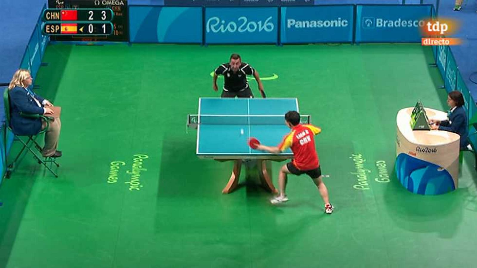 Juegos Paralímpicos Río 2016 - Tenis de mesa Final equipos T9-10 China-España