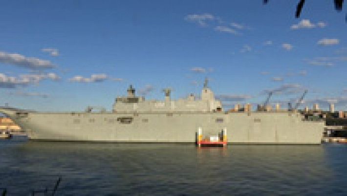 Telediario 1 - Así son los buques anfibio que Navantia ha construido para la Marina australiana