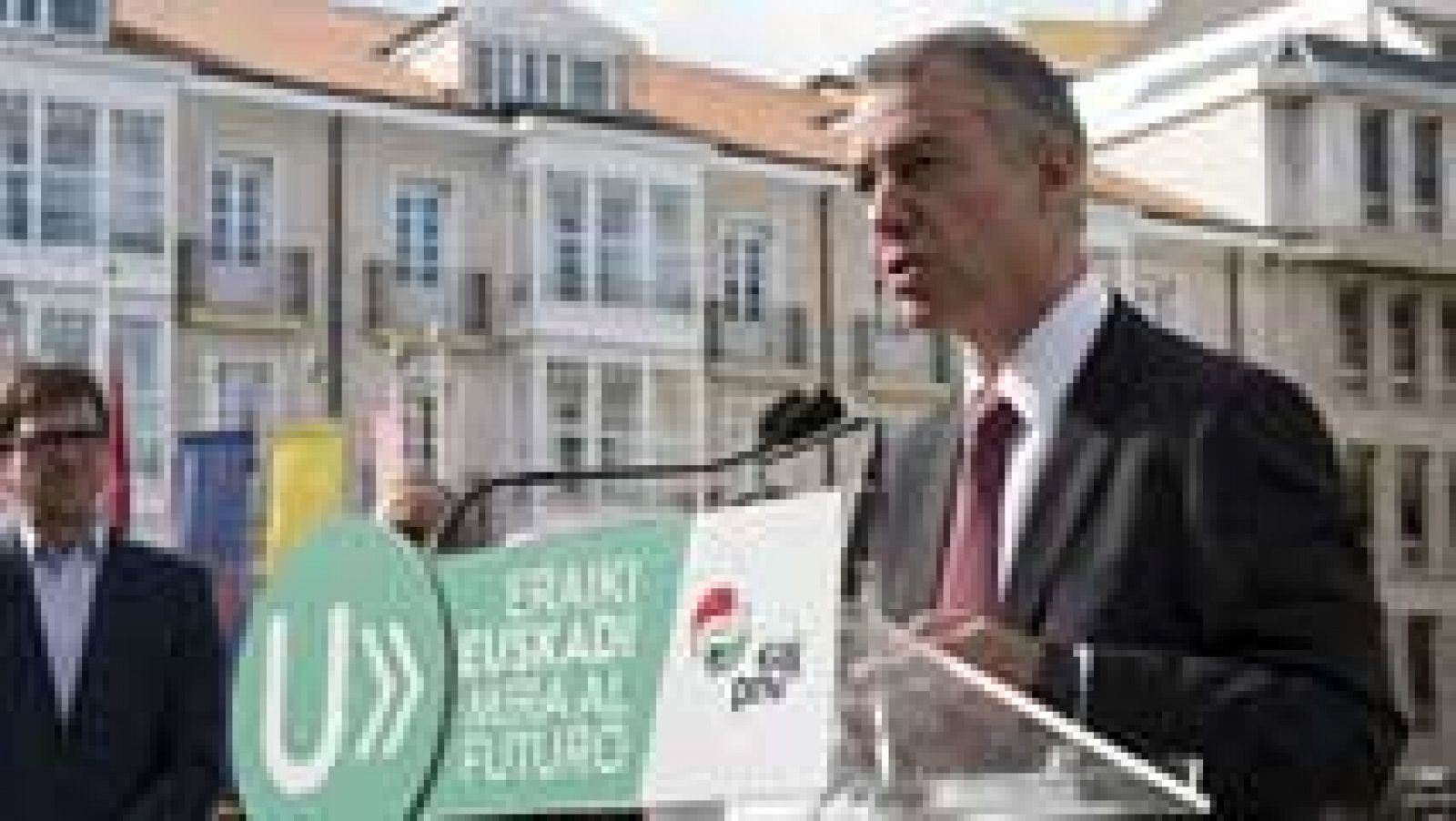 Telediario 1: Urkullu pide por primera vez en campaña una consulta de autodeterminación en Euskadi, aunque "sin ruptura y pactada" | RTVE Play