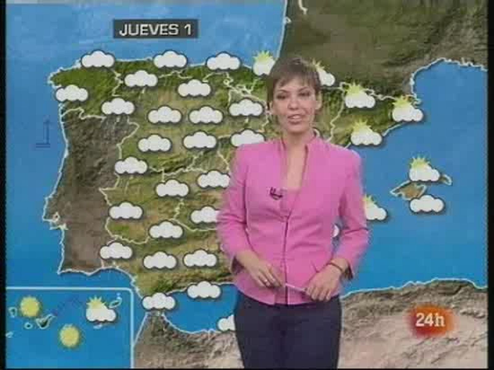 Este jueves, día de Año Nuevo, habrá nubes y lluvias en la mitad occidental de la Península.