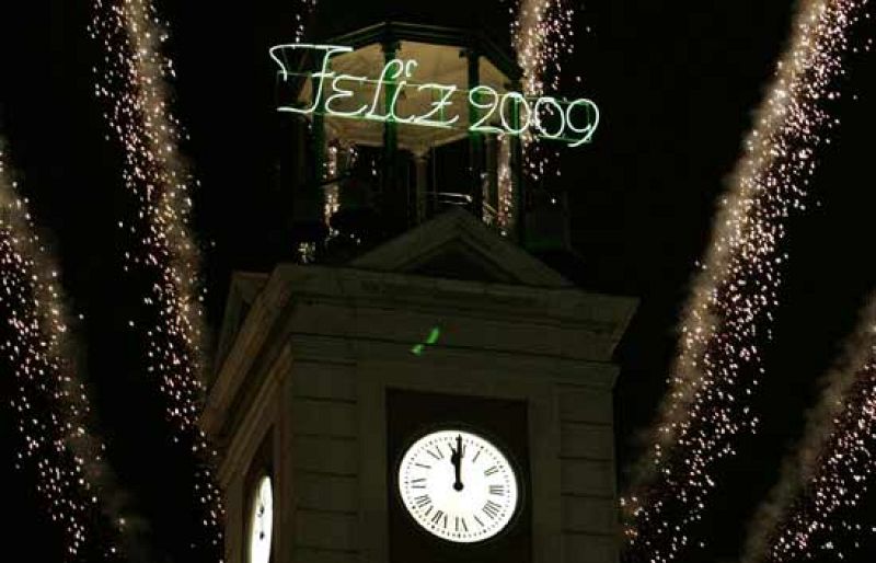 Así han dado la bienvenida al año 2009 en todo el mundo, desde Madrid hasta Japón. 