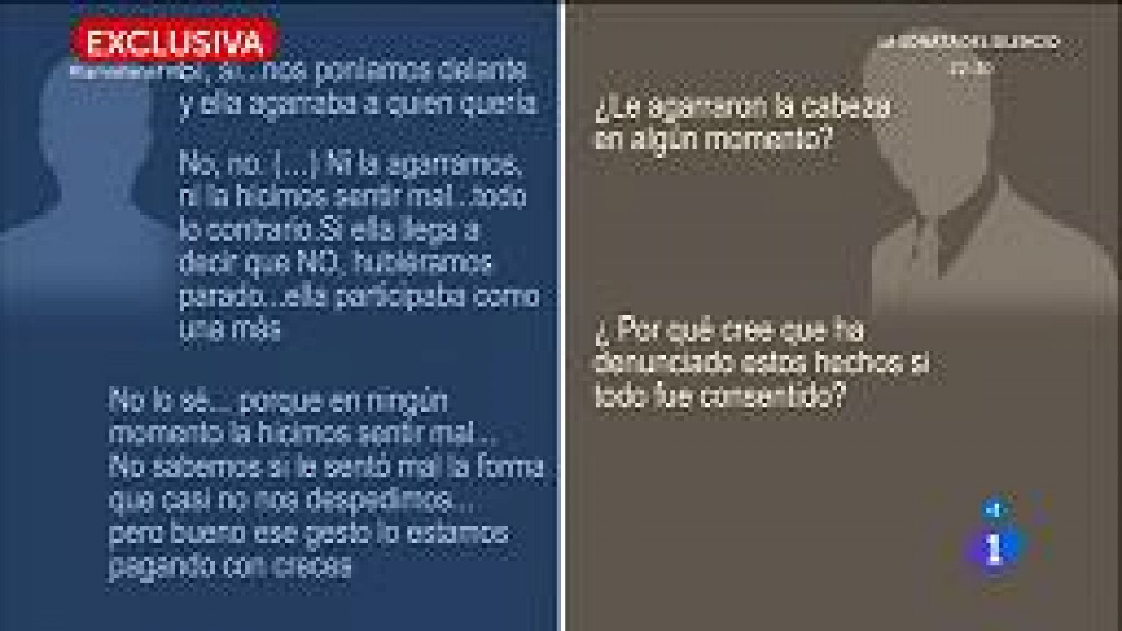 Declaraciones de los implicados en la presunta violación de San Fermín