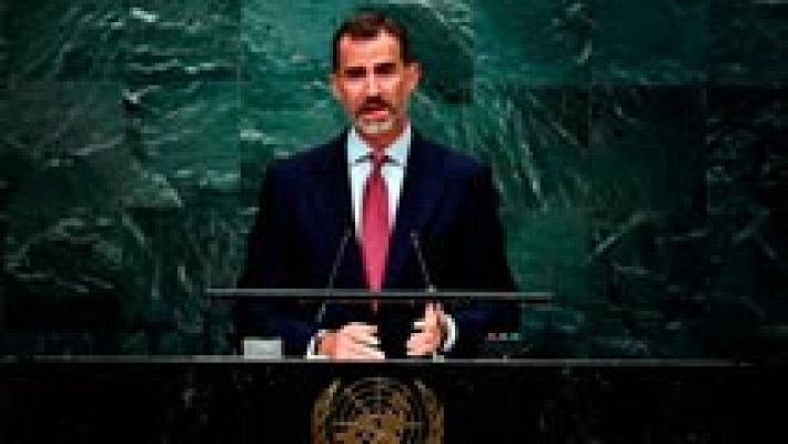 Telediario 1 - Felipe VI subraya la capacidad de España para superar "coyunturas complejas"