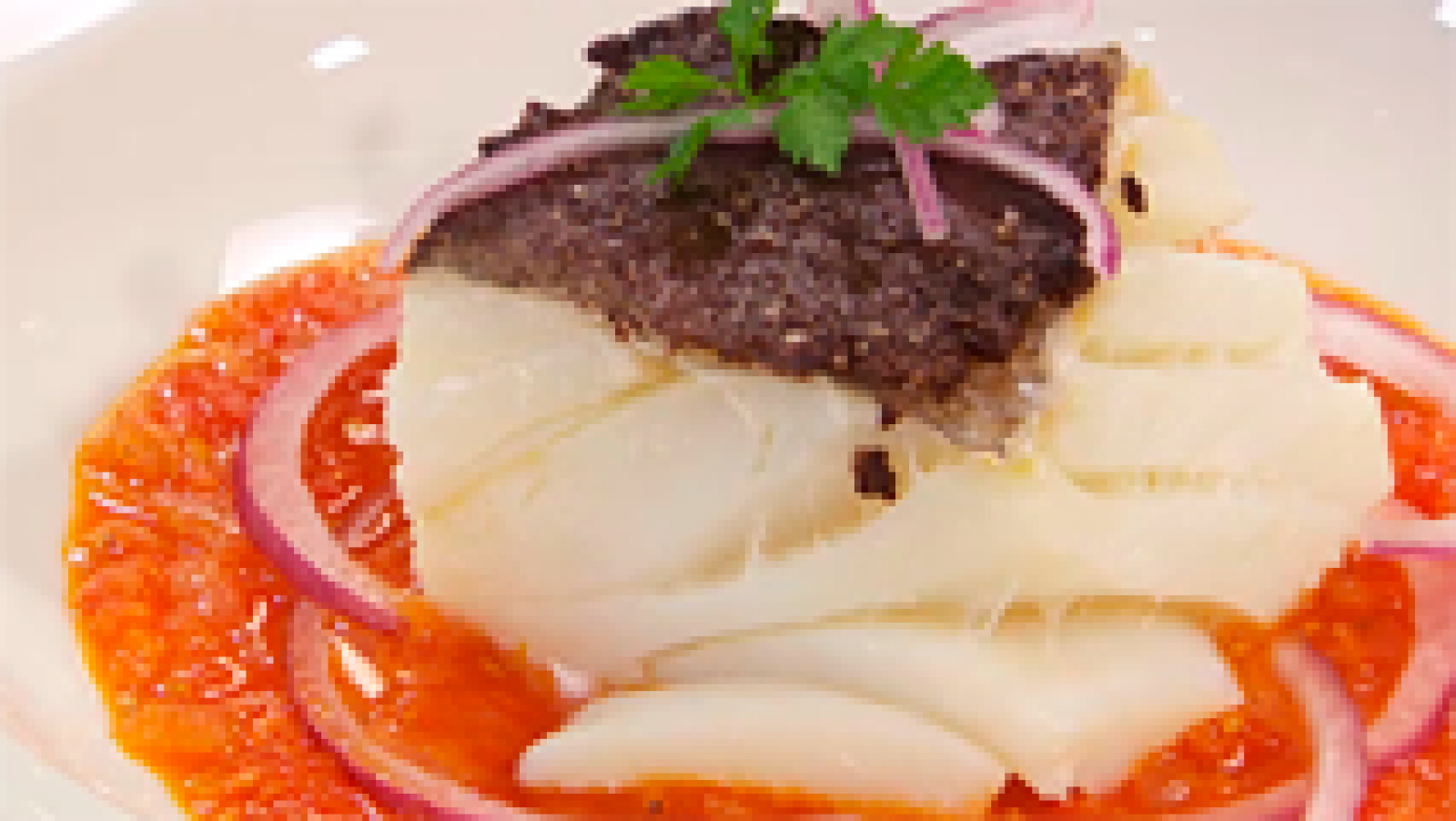 Receta de bacalao con olivada