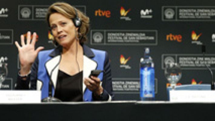 Telediario 1 - Sigourney Weaver, Premio Donostia por el conjunto de su trayectoria en el Festival de cine de San Sebastián